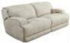 TWO PIECE FABRIC SOFA W/ POWER MOTION RECLINERS