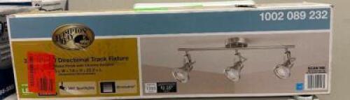 THREE LIGHT LED DIRECTIONAL TRACK FIXTURE