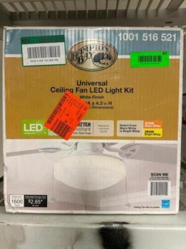 UNIVERSAL CEILING FAN LED LIGHT KIT