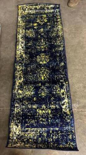 6FT NAVY RUNNER RUG