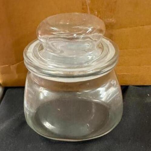 (6)- SEALABLE CANDY JARS