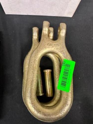 (2)- HEAVY DUTY LINKS WITH CLEVIS