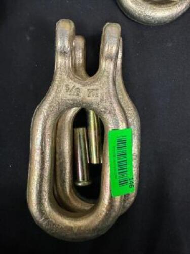 (2)- HEAVY DUTY LINKS WITH CLEVIS