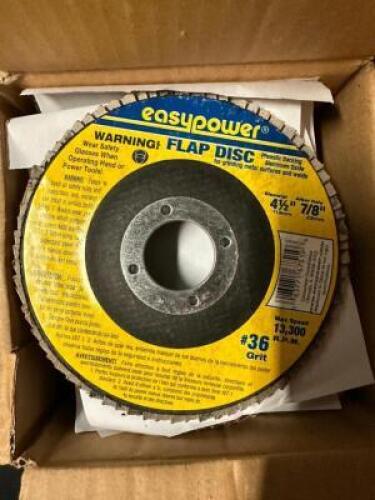 (10)- 4.5" FLAP DISCS