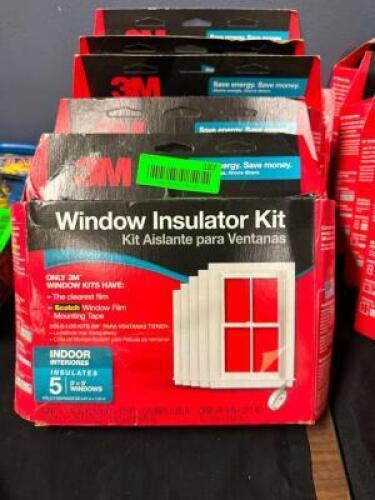 (5)- 3M WINDOW INSULATOR KITS