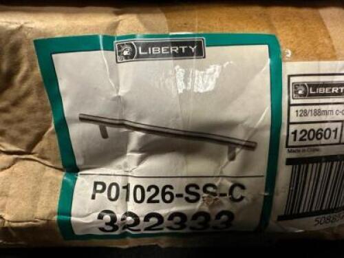 ONE CASE OF STAINLESS STEEL CABINET HANDLES