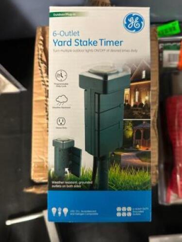 (2)- OUTDOOR YARD STAKE TIMERS