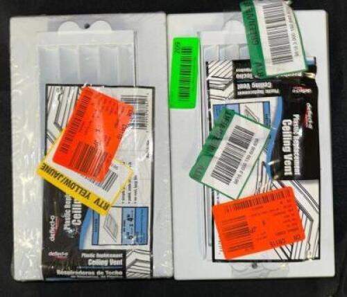 (2)- 8"X4" VENT COVERS