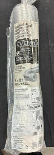 4"X8' SEMI-RIDGID ALUMINUM DUCT