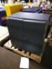 DESCRIPTION: (1) BIN CABINET WITH BINS INCLUDED BRAND/MODEL: DURHAM #33VE22 INFORMATION: YELLOW BINS, DEEP BOX, 48 BINS, 14 GAUGE. GRAY SIZE: 36" X 24 - 2