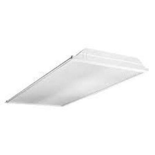 DESCRIPTION: (3) RECESSED TROFFER BRAND/MODEL: COLUMBIA LIGHTING #53XY43 INFORMATION: 31 W MAX. FIXTURE WATT, 3500K, 3,365 LM, U-BEND T8, NO SENSOR SI
