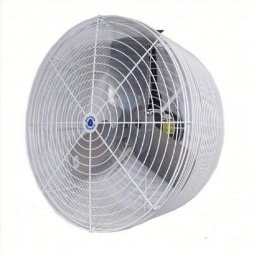 DESCRIPTION: (1) STANDARD-DUTY INDUSTRIAL FAN BRAND/MODEL: SCHAEFER #6ALD6 INFORMATION: WHITE, 7,860 CFM, 115/230V AC, 1/2 HP MOTOR HP SIZE: 24" BLADE