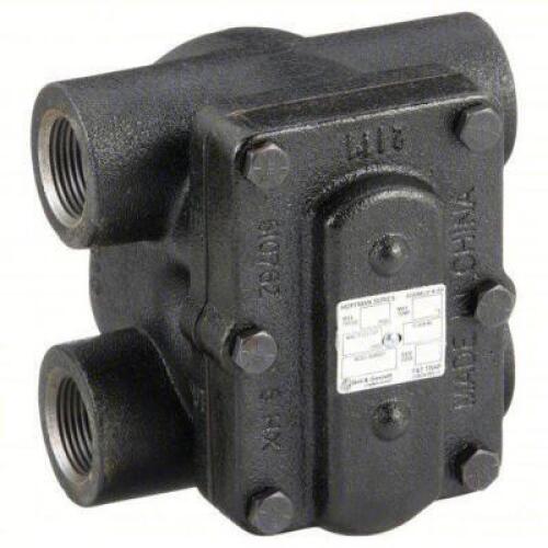 DESCRIPTION: (1) STEAM TRAP BRAND/MODEL: BEAR TRAP #2CMC7 INFORMATION: CAST IRON, 1 IN FNPT, 1,190 LB/HR, 125 PSI MAX., 406&deg;F MAX., H PATTERN RETAIL$: