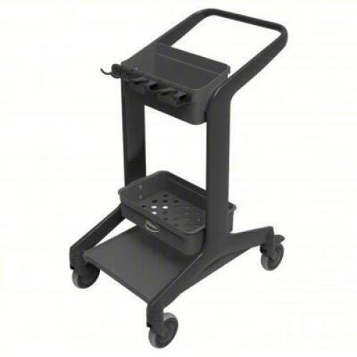 DESCRIPTION: (1) MOBILE CLEANING CART / STATION BRAND/MODEL: VIKAN #818HX1 INFORMATION: BLACK SIZE: 41" H X 31" D X 21" W RETAIL$: $578.14 EA QTY: 1