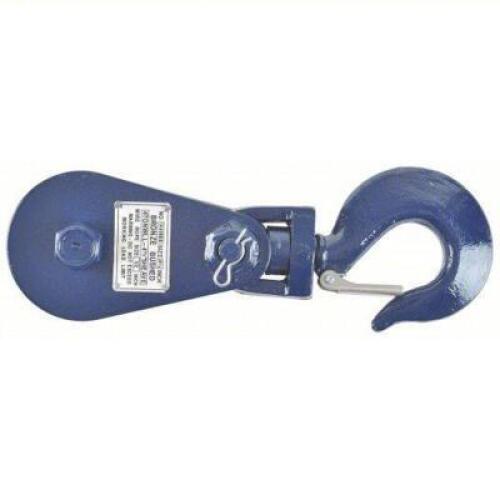 DESCRIPTION: (1) PULLEY BLOCK BRAND/MODEL: B/A PRODUCTS #3KXE8 INFORMATION: BLUE, SWIVEL, 8000 LB WORKING LIMIT, WIRE ROPE RETAIL$: $114.26 EA QTY: 1