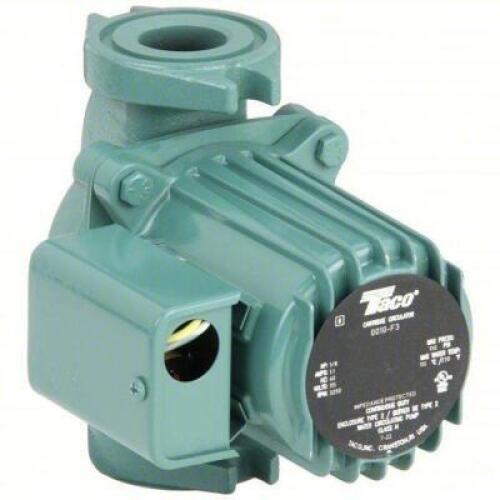 DESCRIPTION: (1) HYDRONIC CIRCULATING PUMP BRAND/MODEL: TACO #4PC77 INFORMATION: FLANGED, 1/8 HP, 10 FT MAX. HEAD, 6 3/8 IN FACE TO FACE RETAIL$: $526