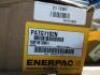 DESCRIPTION: (1) HYDRAULIC PUMP BRAND/MODEL: ENERPAC#1Z907 INFORMATION: YELLOW SIZE: 127 OIL CAP 0.54 RESERVOIR CAP FOOT OR HAND RETAIL$: $1000.00 EA - 2