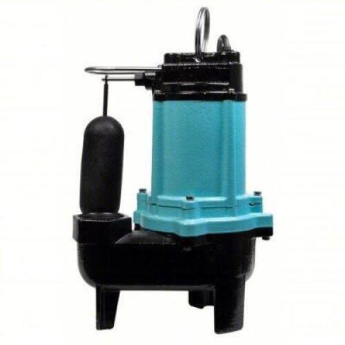 DESCRIPTION: (1) SEWAGE PUMP BRAND/MODEL: LITTLE GIANT #783WX4 INFORMATION: 1/2, 115V AC, INTEGRAL SNAP-ACTION FLOAT, 2 IN MAX. DIA SOLIDS, CAST IRON