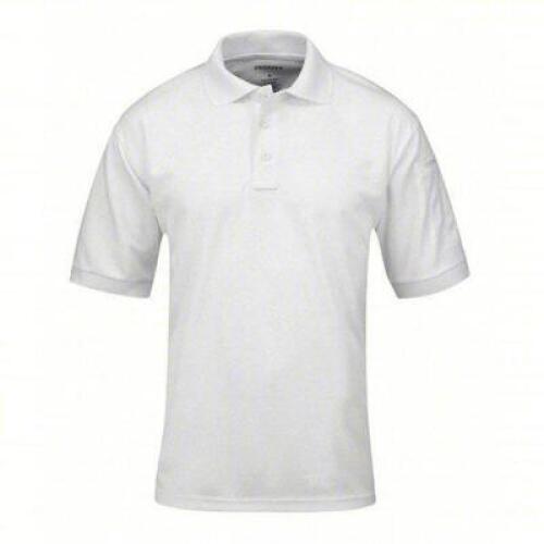 DESCRIPTION: (1) TACTICAL POLO SHIRT BRAND/MODEL: PROPPER #56ET79 INFORMATION: WHITE, SHORT SLEVE, BUTTON SIZE: 3XL RETAIL$: $36.45 EA QTY: 1