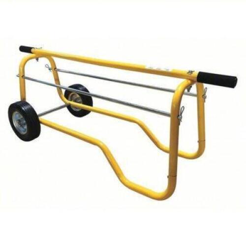 DESCRIPTION: (1) WIRE-SPOOL DISPENSING CART BRAND/MODEL: PRODUCT NUMBER #1TCY5 INFORMATION: YWLLOW, 120 LB CAPACITY, 2 SPINDLES SIZE: 7/16" RETAIL$: $