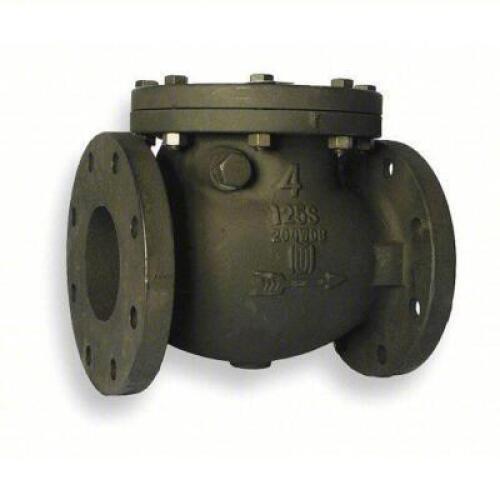 DESCRIPTION: (1) SWING CHECK VALVE BRAND/MODEL: MILWAUKEE #1JNL6 INFORMATION: BRONZE, CAST IRON, SINGLE FLOW, INLINE SWING SIZE: 4" PIPE RETAIL$: $453