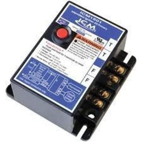 DESCRIPTION: (1) HOT WATER AND STEAM BOILER BURNER IGNITION TRANSFORMER BRAND/MODEL: ICM #53YK27 RETAIL$: $112.64 EA QTY: 1