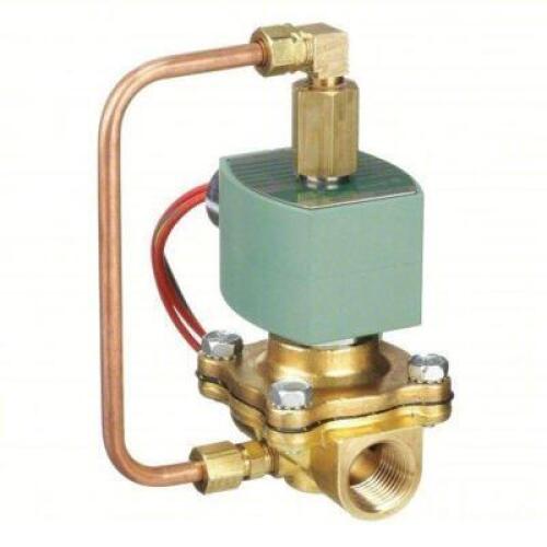 DESCRIPTION: (2) SOLENOID VALVE BRAND/MODEL: REDHAT #6DYL7 INFORMATION: 2-WAY, NORMALLY OPEN, 1/2 IN PIPE SIZE, 110V AC/120V AC, WATERTIGHT, NBR SEAL