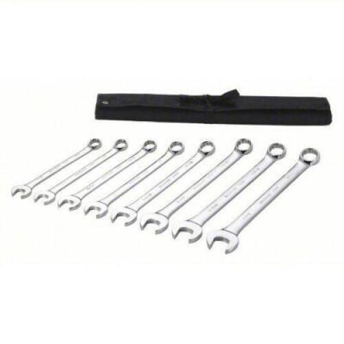 DESCRIPTION: (1) WRENCH SET BRAND/MODEL: WESTWARD #54DF92 INFORMATION: SAE, CHROME, FULL POLISH, 12 PT, 8 PIECES RETAIL$: $143.77 EA QTY: 1