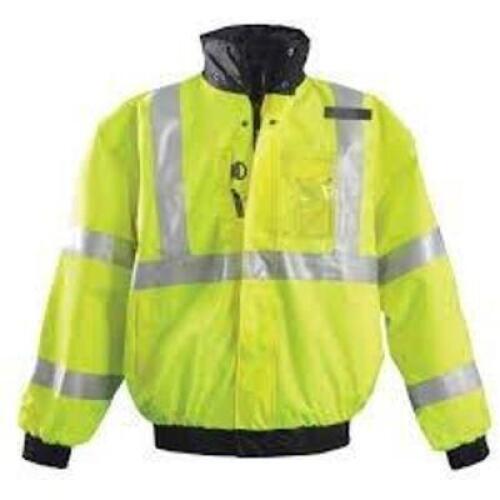 DESCRIPTION: (1) REFLECTIVE WINTER BOMBER JACKET BRAND/MODEL: OCCUNOMIX INFORMATION: HI-VIZ YELLOW SIZE: XL RETAIL$: $80.09 EA QTY: 1