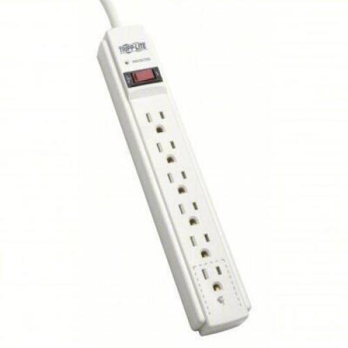 DESCRIPTION: (3) POWER STRIP, SURGE PROTECTION BRAND/MODEL: TRIPP-LITE #TLP606 INFORMATION: WHITE SIZE: 6 OUTLETS RETAIL$: $25.87 EA QTY: 3