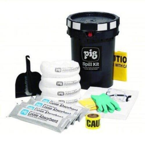 DESCRIPTION: (1) SPILL KIT BRAND/MODEL: PIG #55VE12 SIZE: 8 GALLON VOLUME ABSORBED PER KIT RETAIL$: $485.36 EA QTY: 1