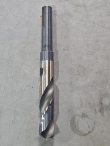 DESCRIPTION: (2) HSS REDUCED SHANK DRILL BITS BRAND/MODEL: DRILLCO 1000N141 SIZE: 41/64" RETAIL$: $79.70 QTY: 2
