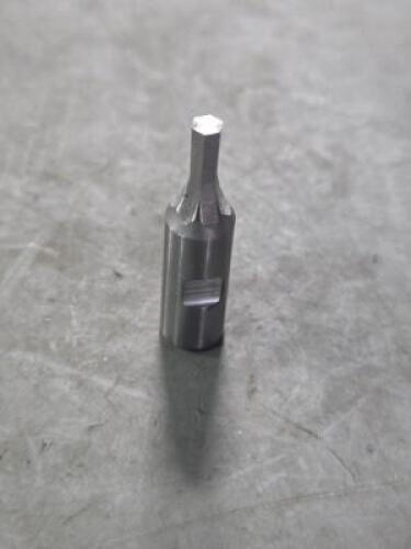 DESCRIPTION: (8) HEX BROACHES BRAND/MODEL: SLATER TOOLS 306-190 SIZE: 3/16" X .3150SH 1.25 OAL QTY: 8