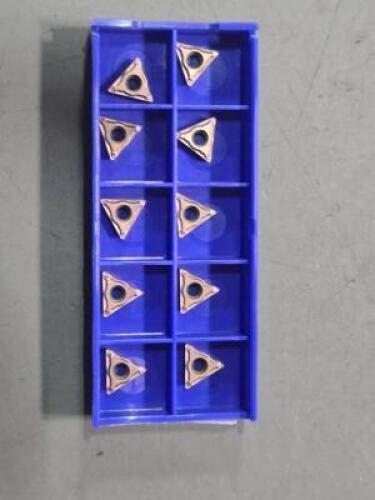 DESCRIPTION: (20) CERMET TURNING INSERTS BRAND/MODEL: SUMITOMO TCMT21.51EFP-T2000Z RETAIL$: $494.40 QTY: 20