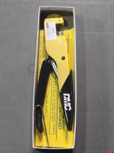 DESCRIPTION: (1) OPEN FRAME CPRIMPING TOOL BRAND/MODEL: DMC HX3 RETAIL$: $666.75 QTY: 1