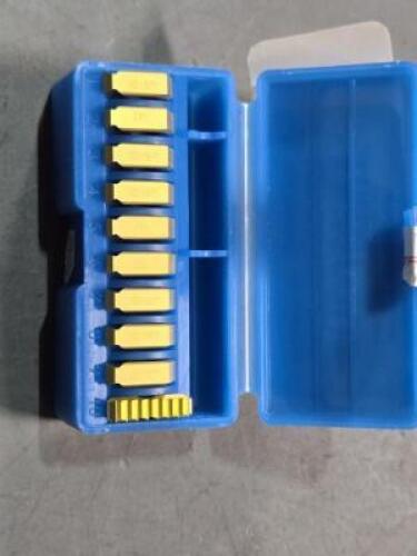 DESCRIPTION: (10) CARBIDE THREAD MILL INSERTS BRAND/MODEL: VARGUS 3EI14NPT-TM2 VKX SIZE: 14 TPI RETAIL$: $676.80 QTY: 10