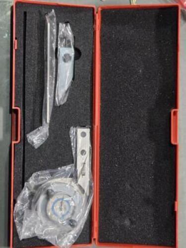 DESCRIPTION: (1) BEVEL PROTRACTOR SET BRAND/MODEL: SPI 13-684-6 SIZE: 6" LONG BLADE, 360* RETAIL$: $125.96 QTY: 1