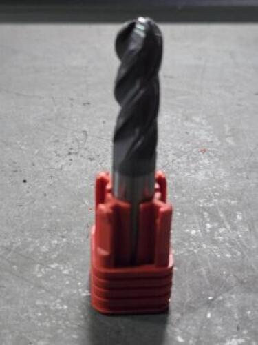 DESCRIPTION: (2) SOLID CARBIDE GP BALL END MILL BRAND/MODEL: FULLERTON 34097 SIZE: 3/8" DIA RETAIL$: $109.38 QTY: 2