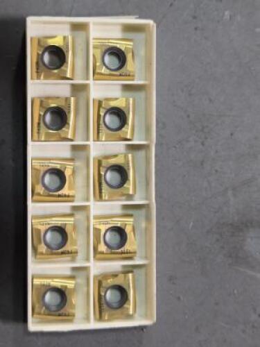 DESCRIPTION: (10) CARBIDE MILLING INSERTS BRAND/MODEL: SECO SNHQ1204531EL2-M07 F40M RETAIL$: $436.00 QTY: 10