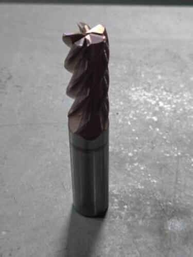DESCRIPTION: (1) SOLID CARBIDE CORNER RADIUS END MILL BRAND/MODEL: FULLERTON 37663 SIZE: 5/8" DIA A RETAIL$: $351.98 QTY: 1