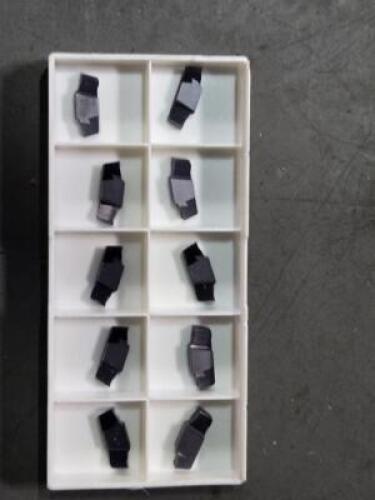 DESCRIPTION: (20) CARBIDE GROOVING INSERTS BRAND/MODEL: SECO NI&ndash;LCMN&ndash;S121372 L RETAIL$: $625.35 QTY: 20