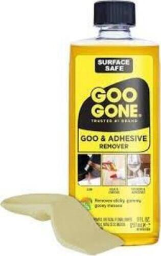 DESCRIPTION: (3) ADHESIVE REMOVER BRAND/MODEL: GOO GONE SIZE: 8 FL OZ RETAIL$: $8.00 EA QTY: 3