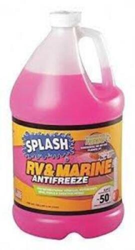 DESCRIPTION: (4) RV AND MARINE ANTIFREEZE BRAND/MODEL: SPLASH #49GU89 SIZE: 1 GALLON RETAIL$: $7.00 EA QTY: 4