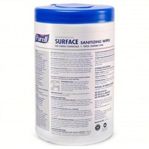 DESCRIPTION: (1) CASE OF (6) PACKS OF SANITIZING WIPES BRAND/MODEL: PURELL #786LC8 SIZE: 110 CT RETAIL$: $106.65 EA QTY: 1