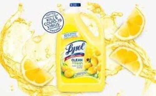 DESCRIPTION: (2) MULTI SURFACE CLEANER BRAND/MODEL: LYSOL INFORMATION: CLEAN AND FRESH SIZE: 1 GALLON RETAIL$: $12.85 EA QTY: 2