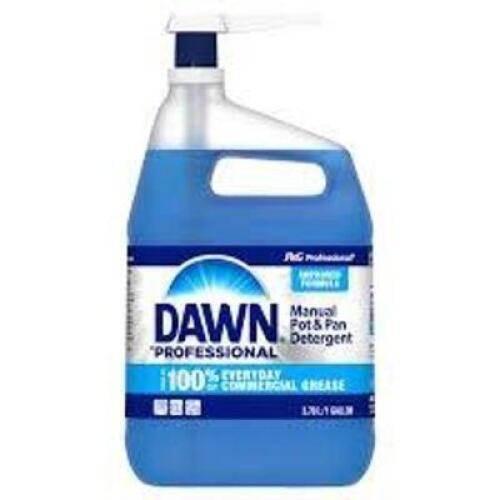 DESCRIPTION: (2) MANUAL POT AND PAN DETERGENT BRAND/MODEL: DAWN PROFESSIONAL SIZE: 1 GALLON RETAIL$: $30.00 EA QTY: 2