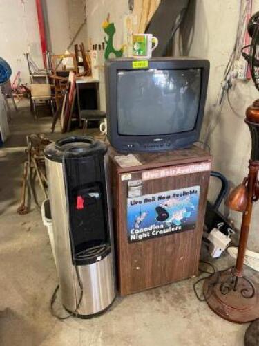 WATER COOLER AND MINI FRIDGE SET SOLD AS SET.