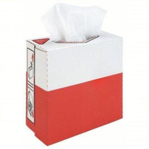 DESCRIPTION: (1) DRY WIPE DISPENSER BOX BRAND/MODEL: 52WY22 SIZE: 126 WIPES PER BOX RETAIL$: $14.33 EA QTY: 1