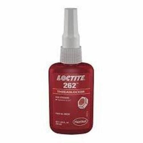 DESCRIPTION: (6) THREADLOCKER BRAND/MODEL: LOCTITE 262 #5E215 SIZE: 1.69 FL OZ RETAIL$: $64.89 EA QTY: 6