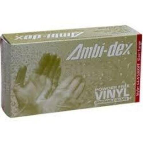 DESCRIPTION: (4) BOXES OF (100) DISPOSABLE POWDER FREE GLOVES BRAND/MODEL: AMBI-DEX #64-V3000PF SIZE: X-LARGE RETAIL$: $29.10 EA QTY: 4